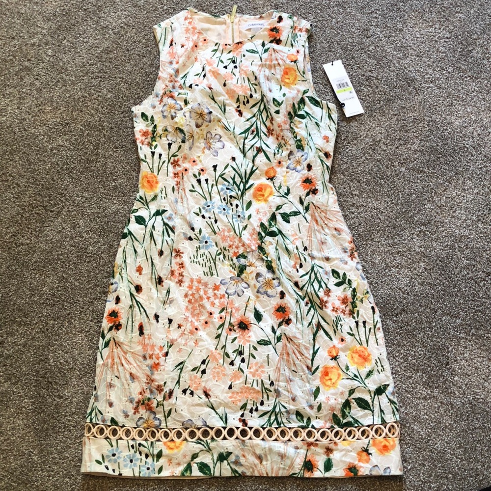 Calvin Klein 4 sheath dress
